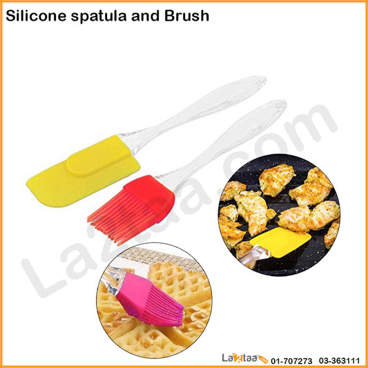 Silicone Spatula and Brush