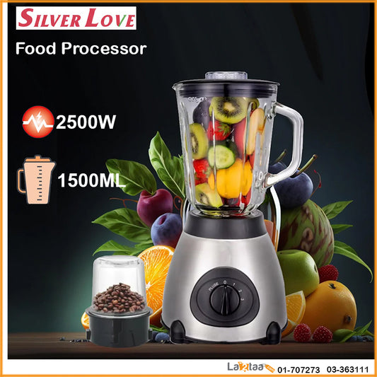 Silver Love-Food Processor