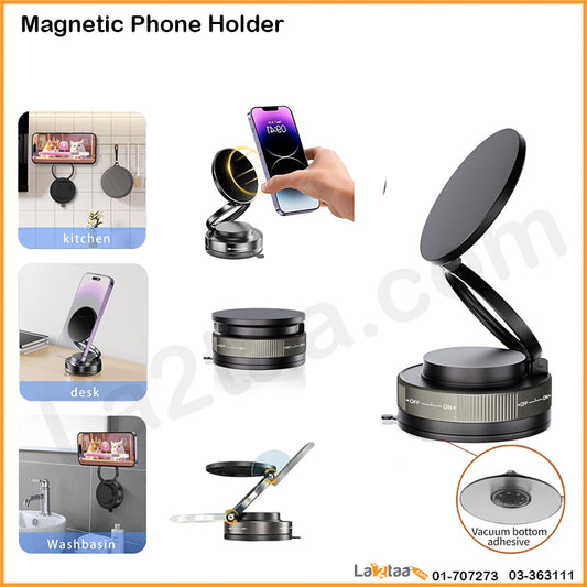 Vacuum Magnetic Phone Holder