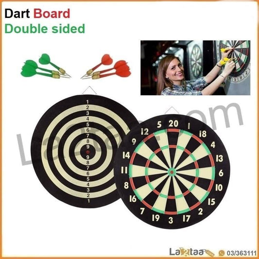 Dart-board double sided