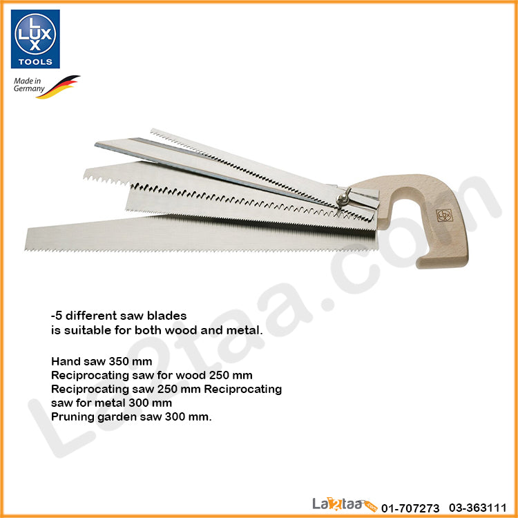 LUX TOOLS -  multi-function saw 5 parts