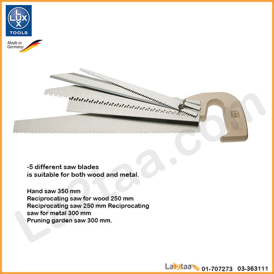 LUX TOOLS -  multi-function saw 5 parts