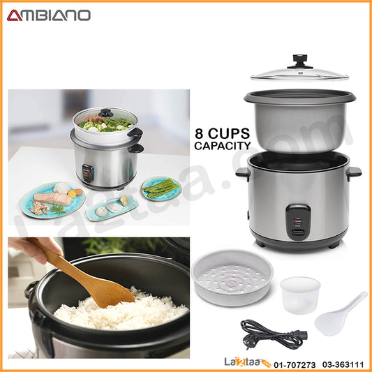Ambiano- rice cooker 8 cups