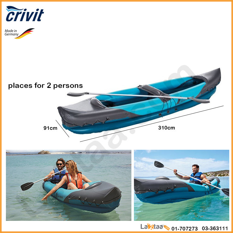 crivit - 2 persons inflatable boat