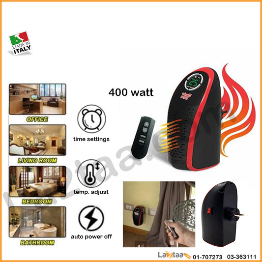 Electric heater with remote control