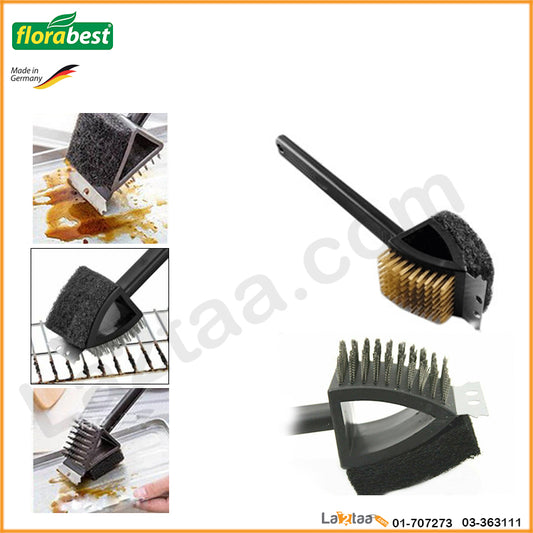 FLORABEST 3-in-1 Barbecue cleaning  Brush