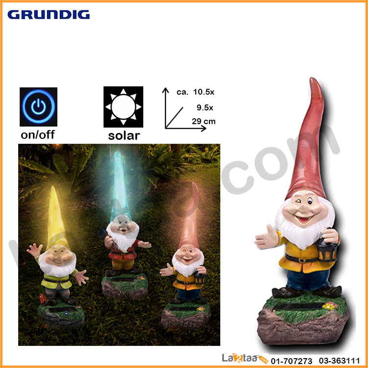 GRUNDIG -Garden Lamp Gnome Solar Charging Light