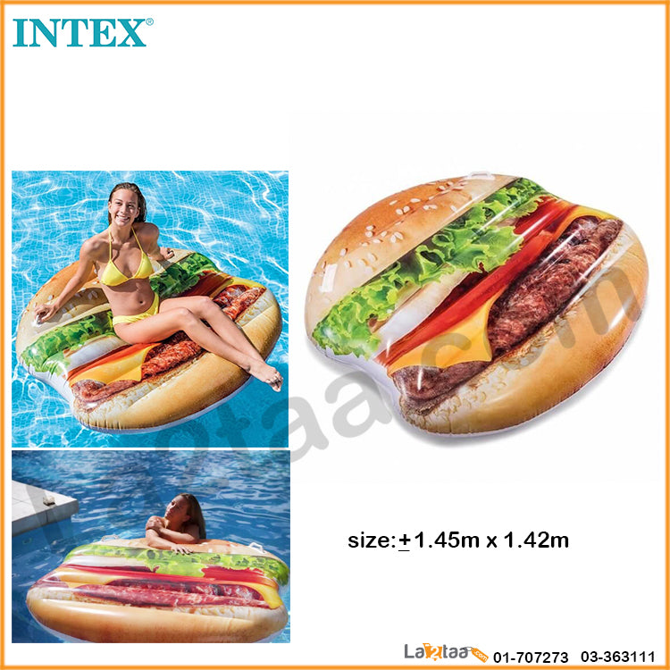 Intex -hamburger island float