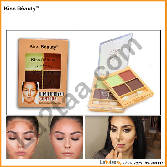 Kiss Beauty - Highlighter And Contour