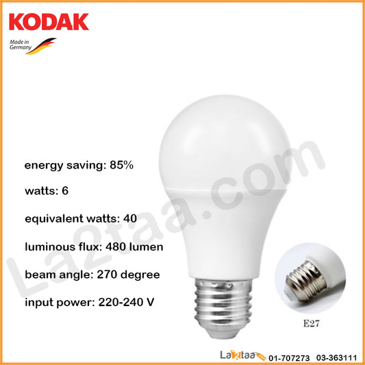 kodak - 6W led bulb