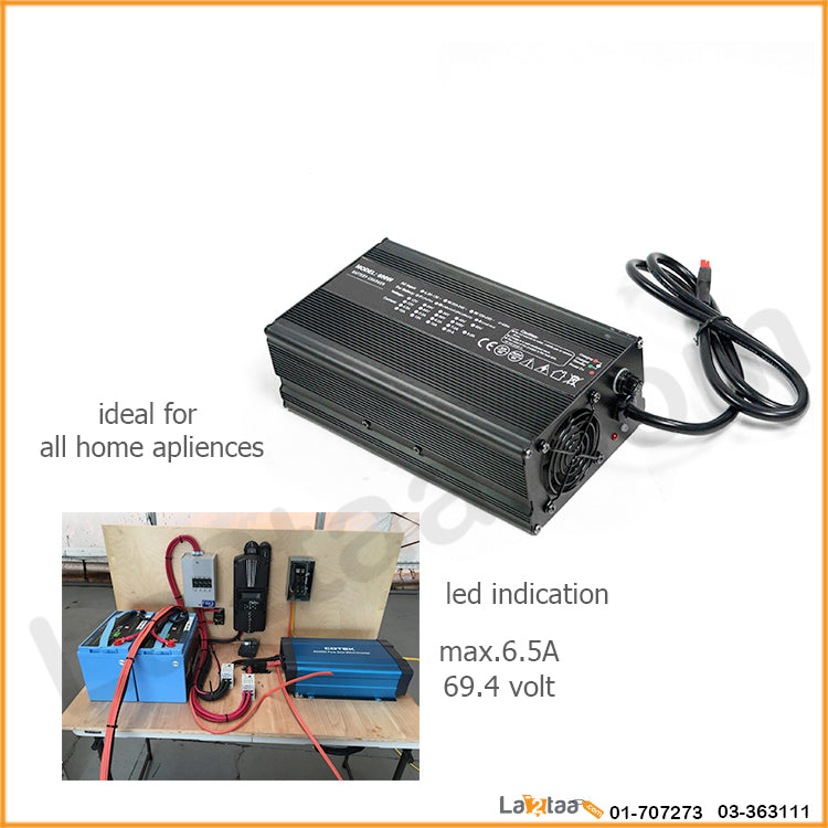 Battery Charger For 60 Volts Electric Bikes