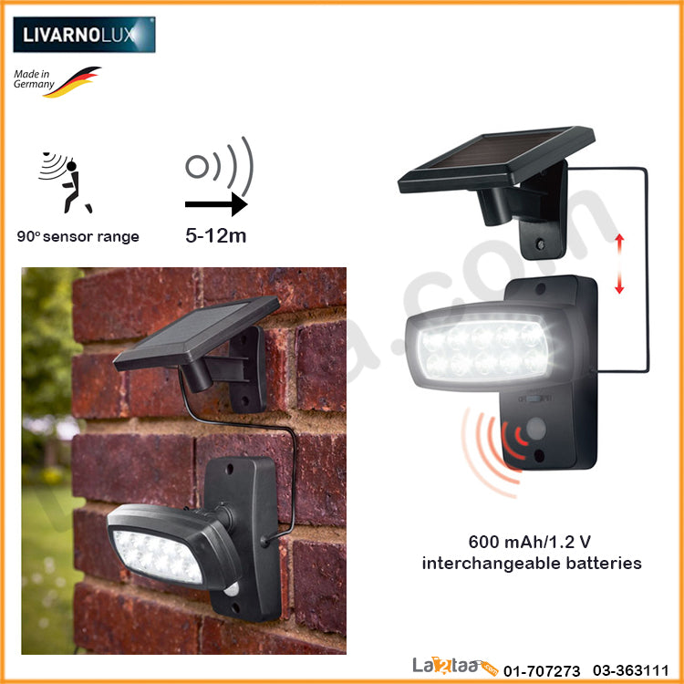 Livarnolux - Solar Led Spotlight