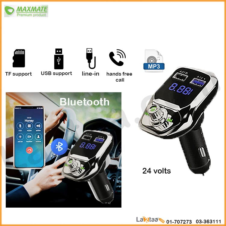 Maxmate - Bluetooth Car Phone Charger