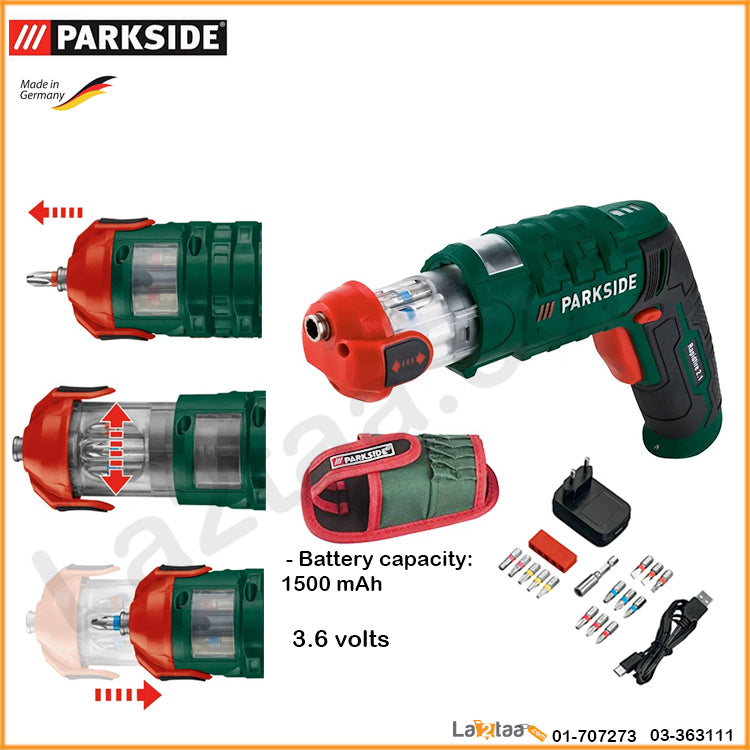 parkside - Rapidfire 2.1 cordless replacement bit screwdriver