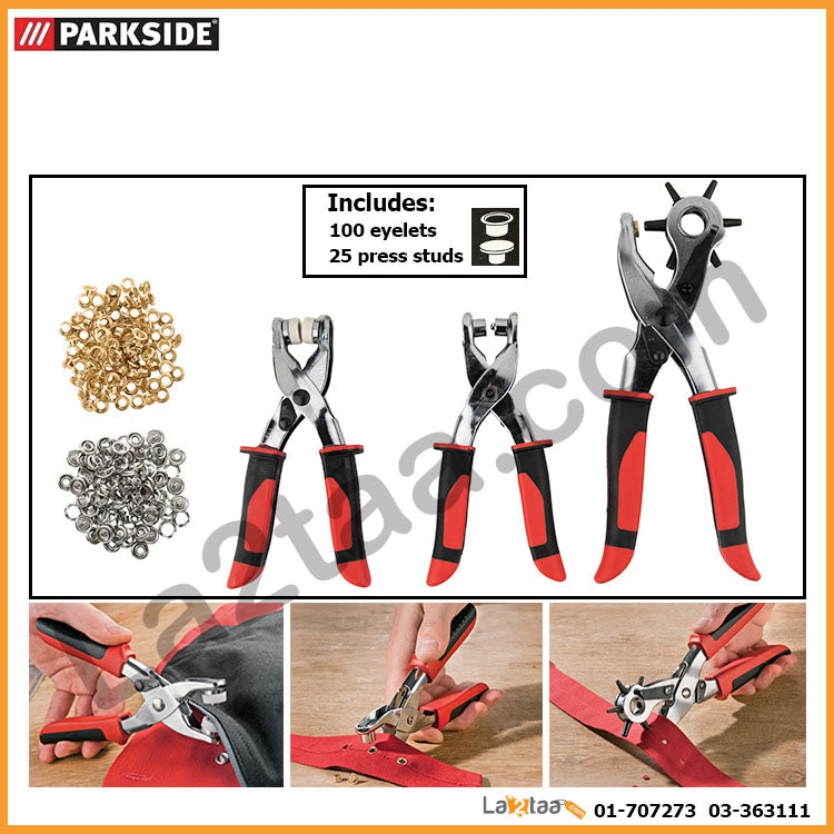 Parkside- pPunch Pliers and Eyelet Pliers Set