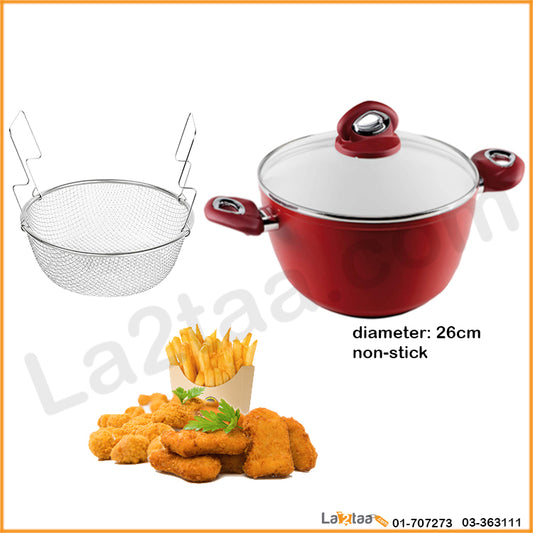 Frying Casserole With Strainer