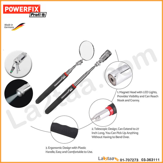 Powerfix Profi - Inspection Tool Set, 2 Piece