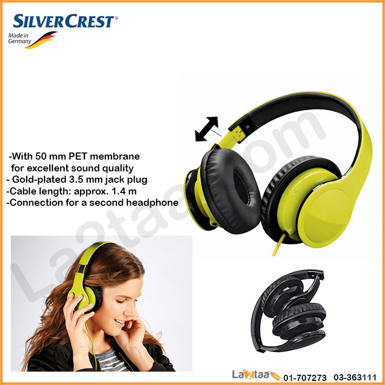 Silvercrest - Foldable Headphones