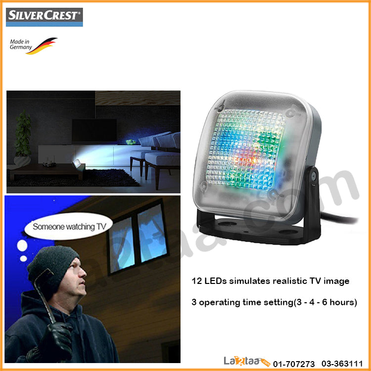 SILVER CREST -  Fake TV Simulator Spot Light