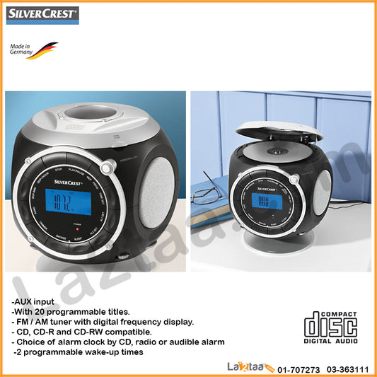 silver crest - CD clock radio