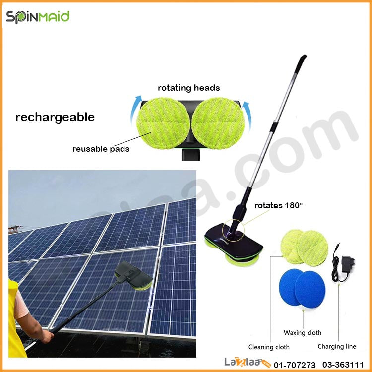 spinmaid - cordless solar panels cleaner