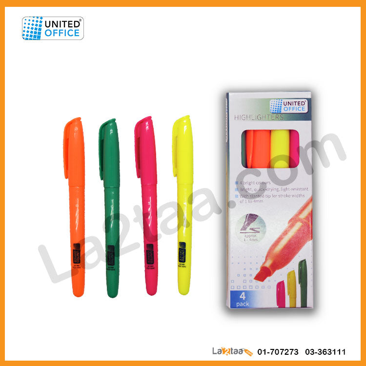 united office- highlighters